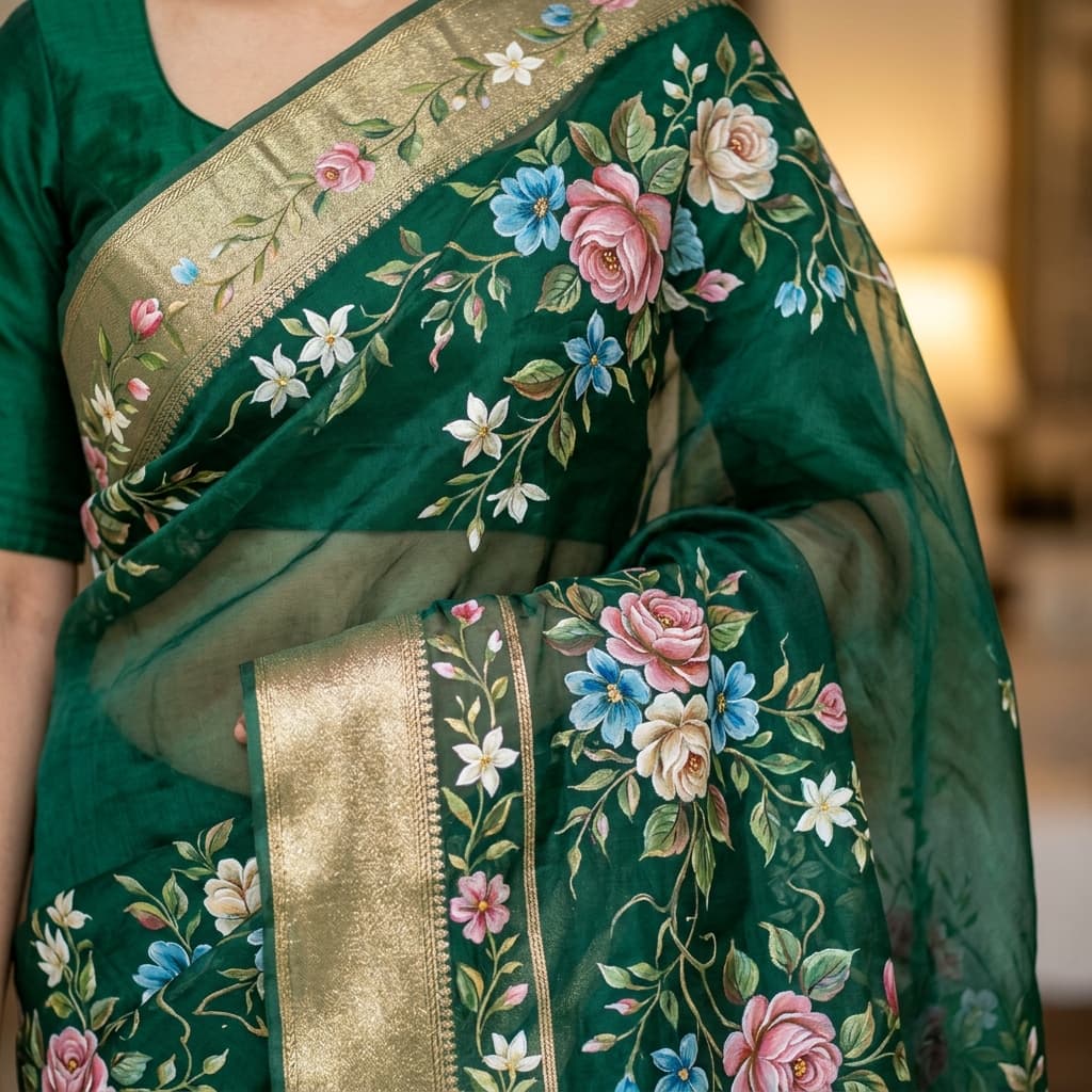 Emerald Forest Organza alternate