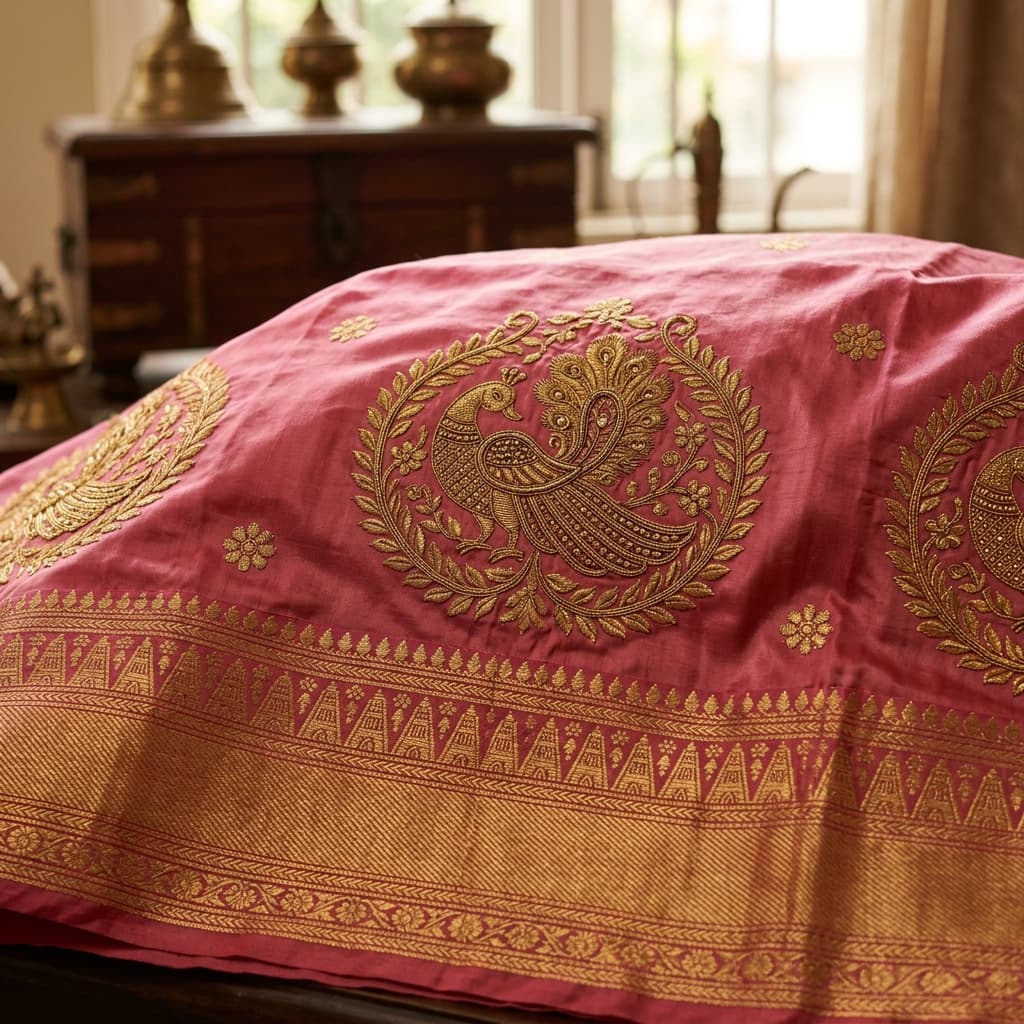 The Rose Petal Kanjeevaram alternate